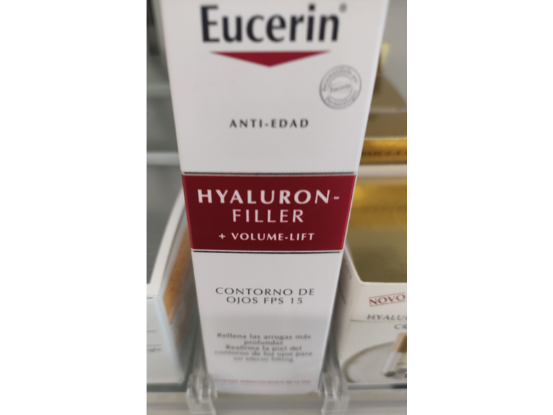 Eucerin Hyaluron-Filler Volume Lift Eye Cream, SPF 15, 15 mL