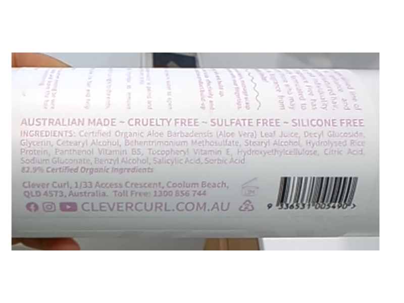 Clever Curl Cleanser, 15.2 fl oz/450 mL