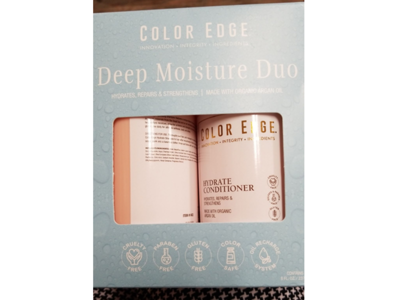 Color Edge Deep Moisture Duo Conditioner And Shampoo, 8 oz/237 mL