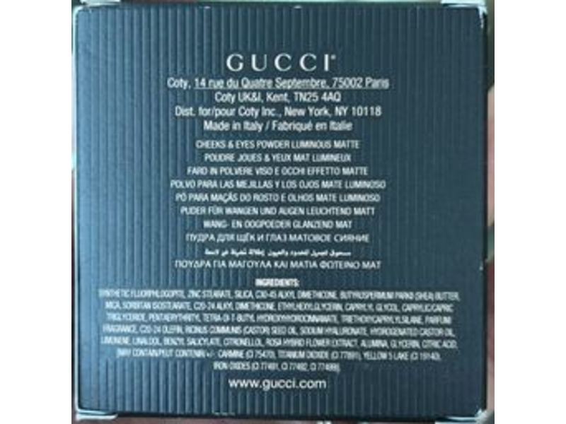 Gucci Blush De Beauty Cheeks & Eye Powder, 0.19 oz/5.5 g
