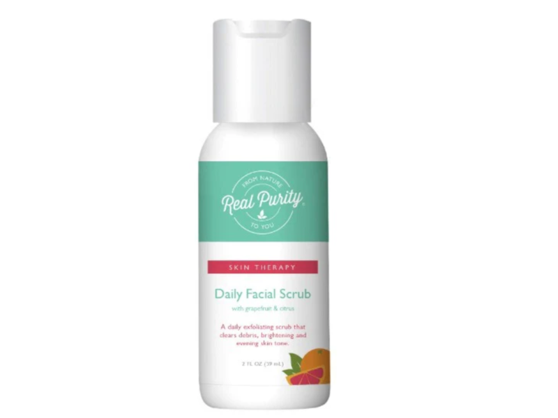 Real Purity Daily Facial Scrub, Grapefruit & Citrus, 2 fl oz/59 mL