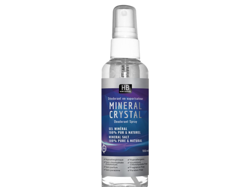 Henri Bernard Mineral Crystal Deodorant Spray, 100 mL
