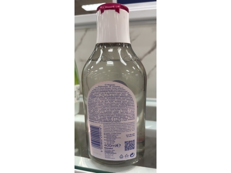 Nivea Micellar Water, Amino Acid Complex + Almond Oil, 13.5 fl oz/400 mL