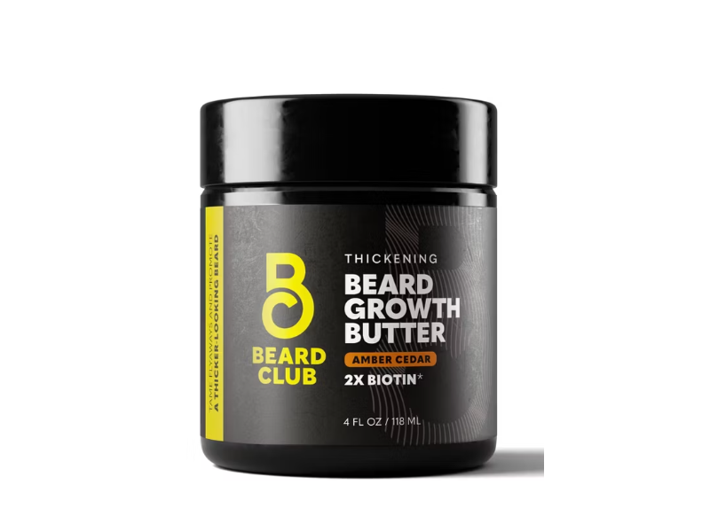 Beard Club Beard Activator Butter, Amber Cedar Scent, 4 fl oz/118 mL