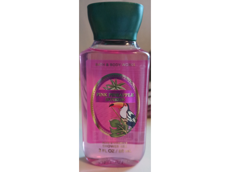 Bath & Body Works Shower Gel, Pink Pineapple Sunrise, 3 fl oz/88 mL