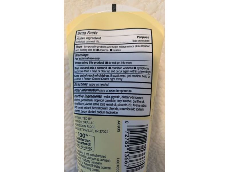 Gentle Steps Baby Eczema Therapy Cream, Steroid & Fragrance Free, 5 oz/141 g