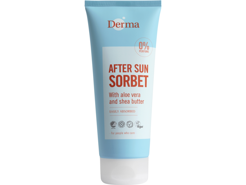 Derma After Sun Sorbet, Aloe Vera & Shea Butter, 200 mL