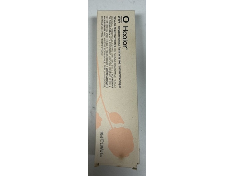 Oway Hcolor Colouring Hair Creme, 6.43 Dark Copper Gold Blonde, 3.4 fl oz/100 mL