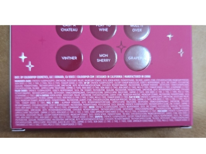 ColourPop Eyeshadow Palette, Wine & Only, 0.3 oz/9 g