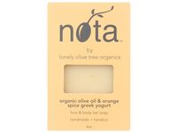 Nota By Lonely Olive Tree Organics Face & Body Bar Soap, Olive Oil & Greek Yogurt, 6 oz - thumbnail 1