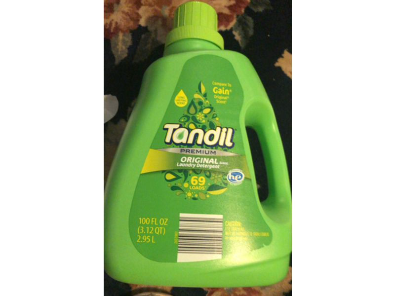 Tandil Scent Liquid Laundry Detergent, Original, 69 Loads, 100 fl oz/2.95 L