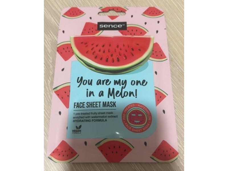 Sence Face Sheet Mask, You Are My One In A Melon!, 20 mL
