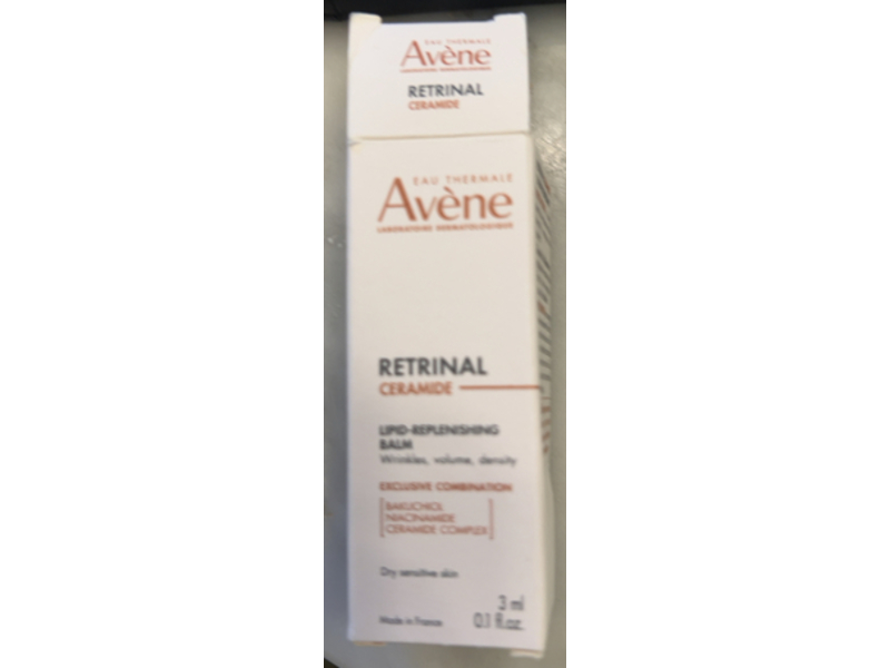 Avene Lipid Replenishing Balm, Retrinal Ceramide, 0.1 fl oz/3 mL