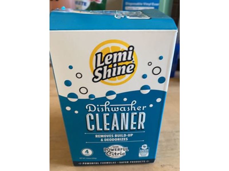 Lemi Shine Dishwasher Cleaner, Citric Extracts, 7.04 oz/200 g, 4 Ct