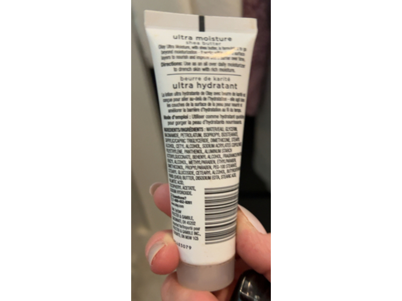 Olay Quench Ultra Moisture Body Lotion, Shea Butter, 1.7 fl oz/50 mL