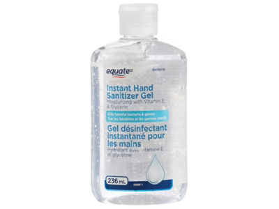 Equate Instant Hand Sanitizer Gel, Vitamin E & Glycerin, 473 mL