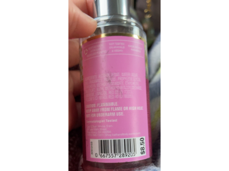 Bath & Body Works Fragrance Mist, Strawberry Pound Cake, 2.5 fl oz/75 mL