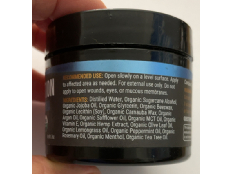 Corn Bread CBD Lotion, Menthol Formula, 2 oz