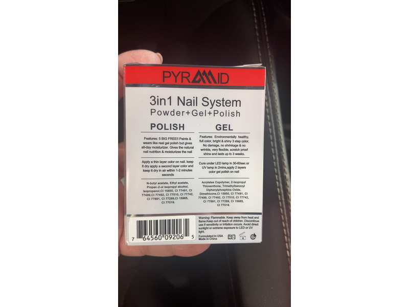 Pyramid Soak Off Gel Polish & Air Dry Nail Polish Set, 306, 0.5 fl oz/15 mL