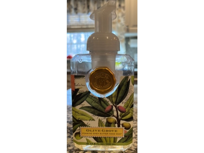 Michel Design Works Foaming Shea Butter Hand Soap, Olive Grove, 17.8 fl oz/530 mL