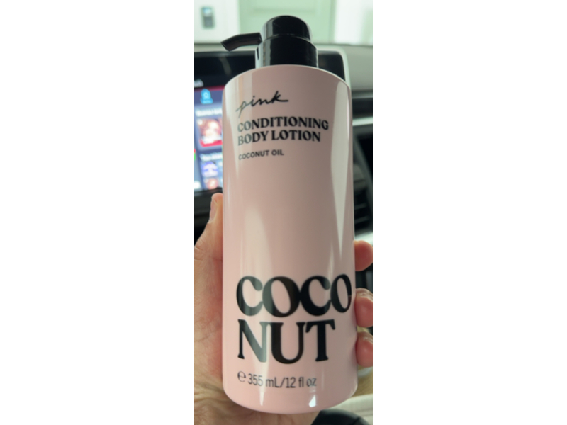 Victoria's Secret Conditioning Body Lotion, Pink, Coconut Oil, 12 fl oz/355 mL