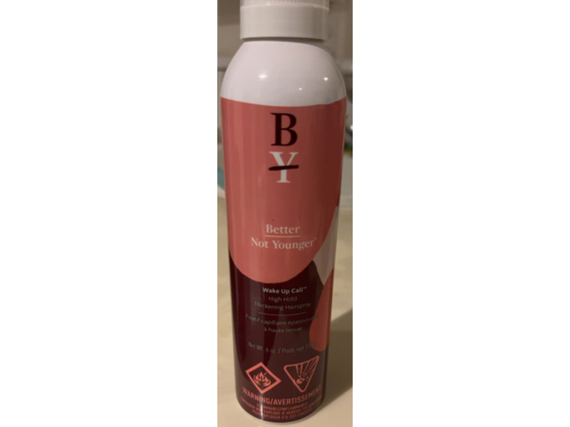 Better Not Younger Wake Up Call High Hold Hair Thickening Spray, 6 fl.oz/170 g