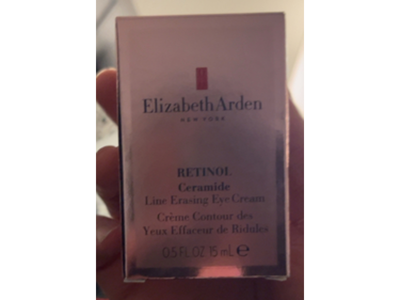 Elizabeth Arden Line Earasing Eye Cream, Retinol Ceramide, 0.5 fl oz/15 mL