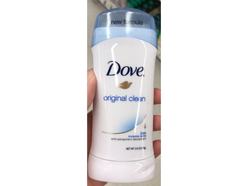 Dove Original Clean Antiperspirant Deodorant, 2.6 oz