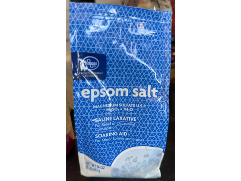 Kroger Epsom Salt, 16 oz/453 g