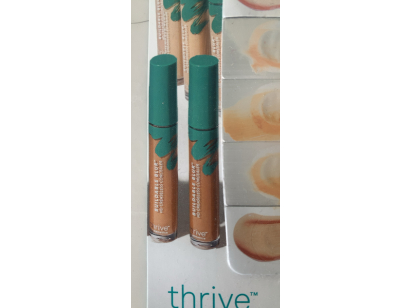 Thrive Causemetics Buildable Blur Concealer, Medium Full Coverage, 0.001 fl oz/0.033 mL, 5 Count