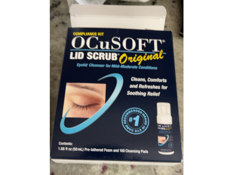 Ocusoft Original Foaming Lid Scrub, 1.68 fl oz/50 mL