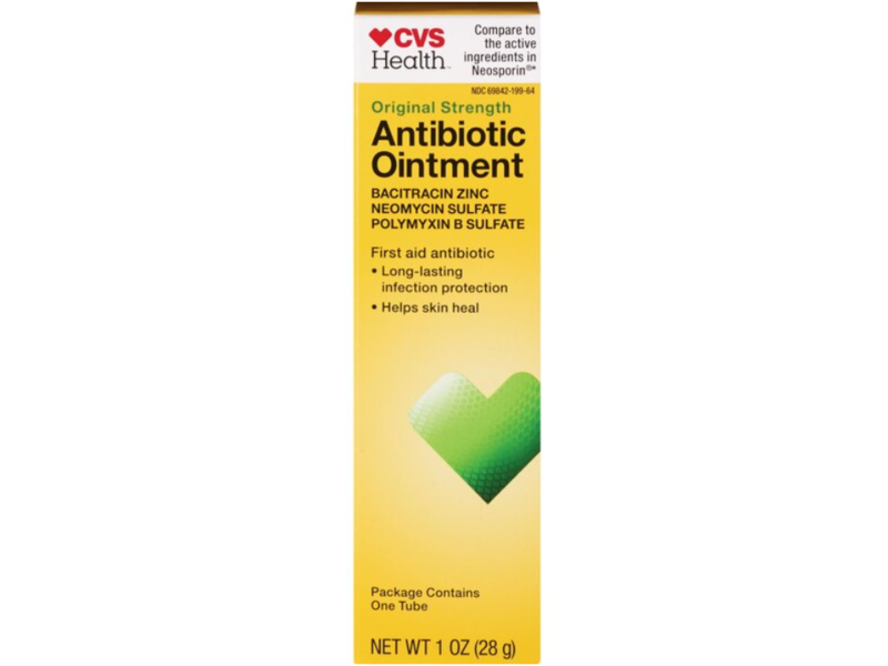 CVS Health Original Strength Antibiotic Ointment, Vitamin E & Cocoa Butter, 1 fl oz/28 g
