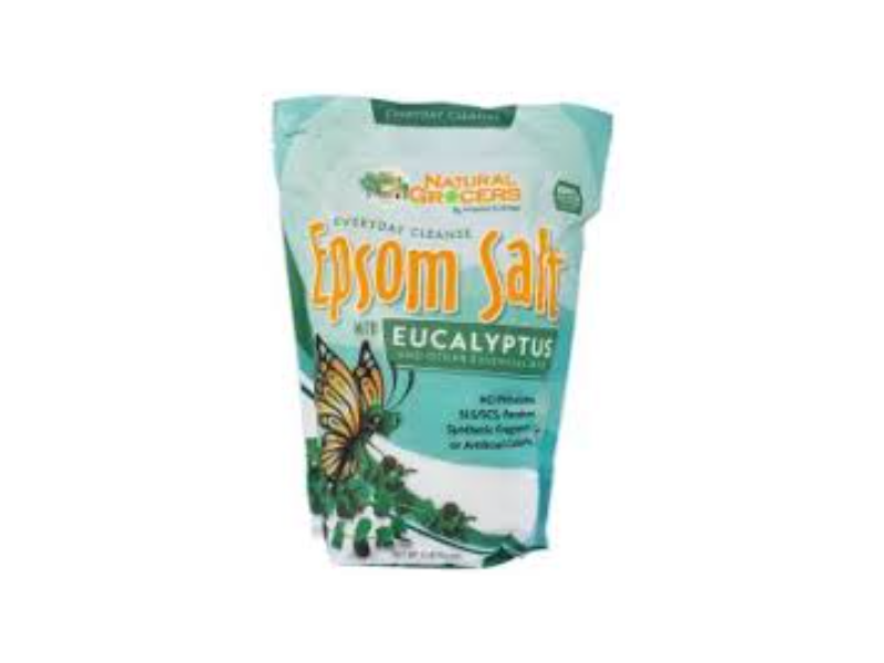 Natural Grocers Everyday Cleanse Epsom Salt, Eucalyptus, 64 oz