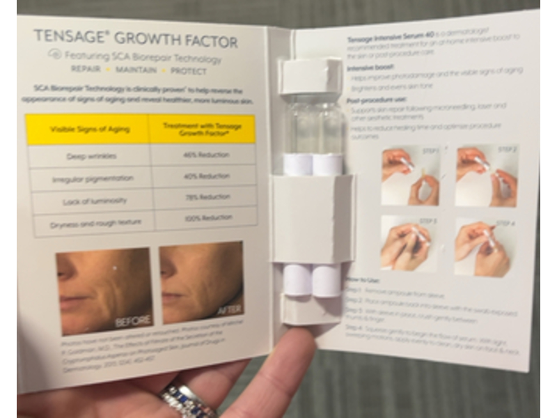 Biopelle Tensage Intensive Serum, SCA 40 Biorepair Index, 0.03 fl oz/10 mL