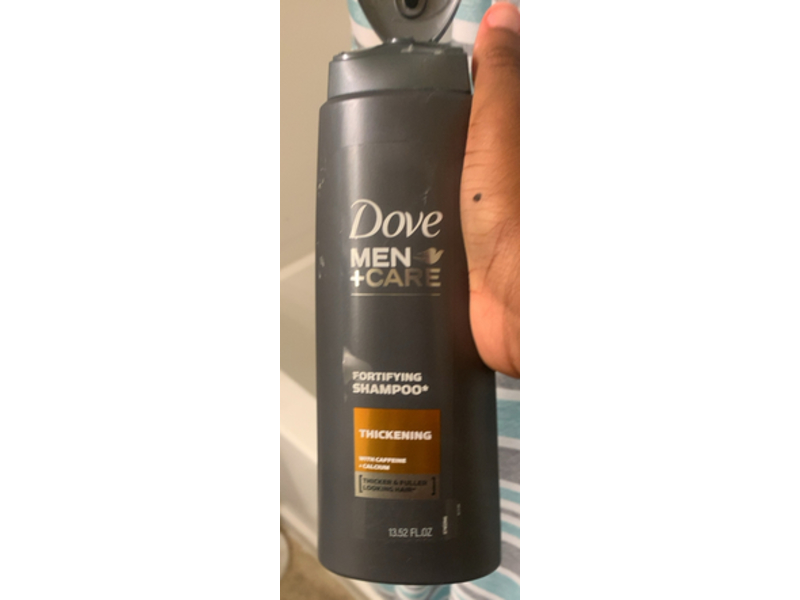 Dove Men + Care Thickening Fortifying Shampoo, Caffeine + Calcium, 13.52 fl oz/400 mL