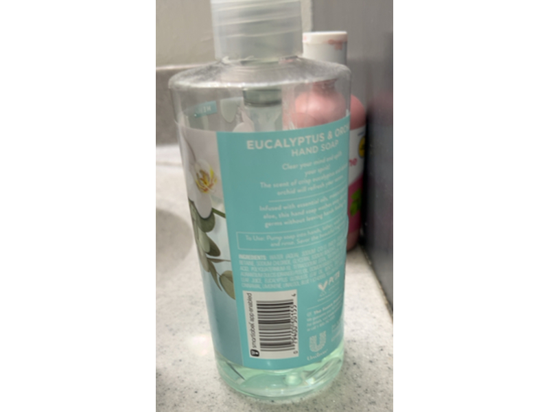 Suave Hand Soap, Eucalyptus & Orchid, 13.5 fl oz/400 mL, Pack Of 4