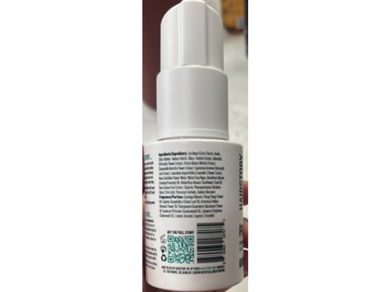 Hairstory Powder Volumizing Non-Aerosol Dry Shampoo, 1.35 fl oz/38 g