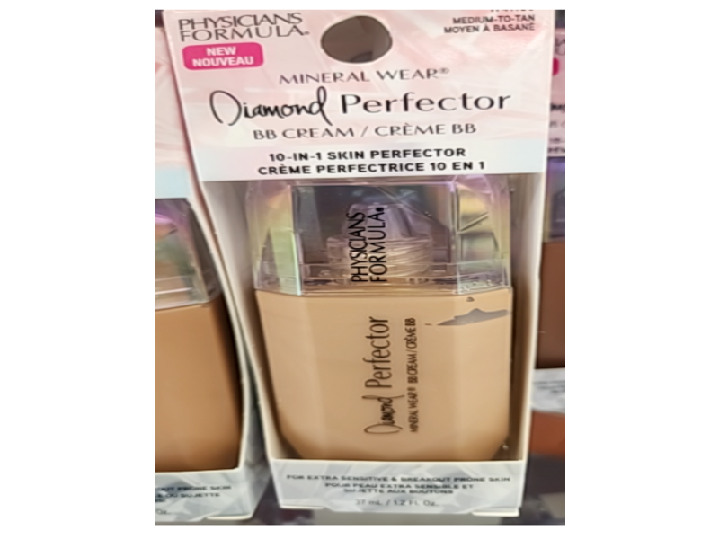 Physicians Formula Mineral Wear Diamond Perfector BB Cream, Medium To Tan, 1.2 fl oz/37 mL