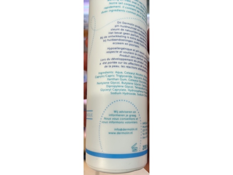 Dermolin Bodymilk, 200 mL