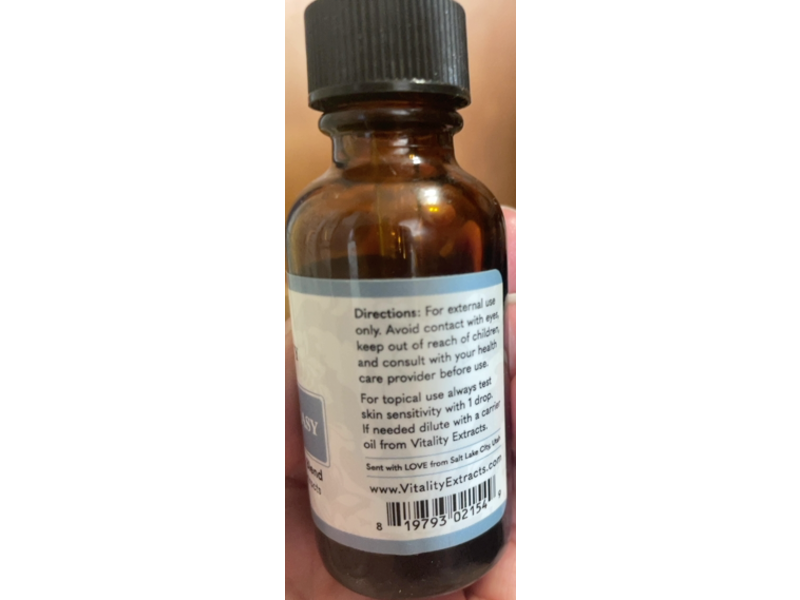 Vitality Extracts Pure Essential Oil Blend, Breathe Easy, 30 mL