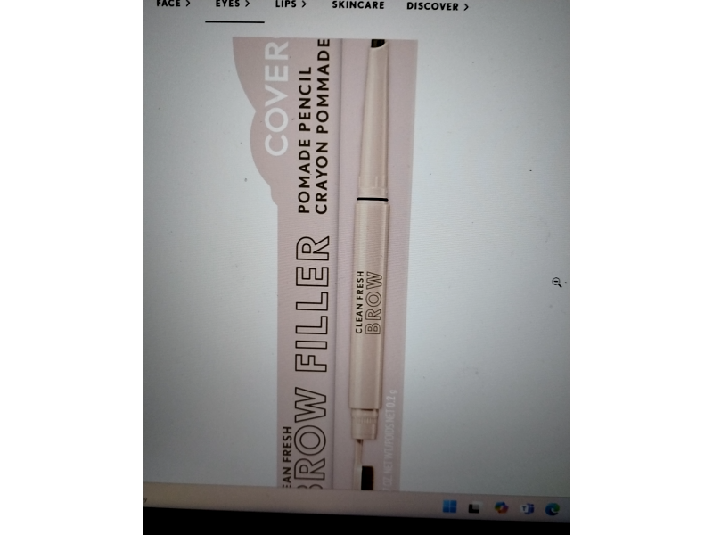 Covergirl Clean Fresh Brow Filler Pomade, 200 Blonde, 0.007 oz/0.2 g