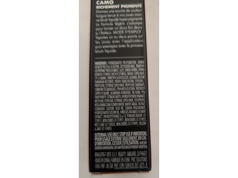 e.l.f. Camo Liquid Blush, Copper Etiquette, 0.13 fl oz/4 mL