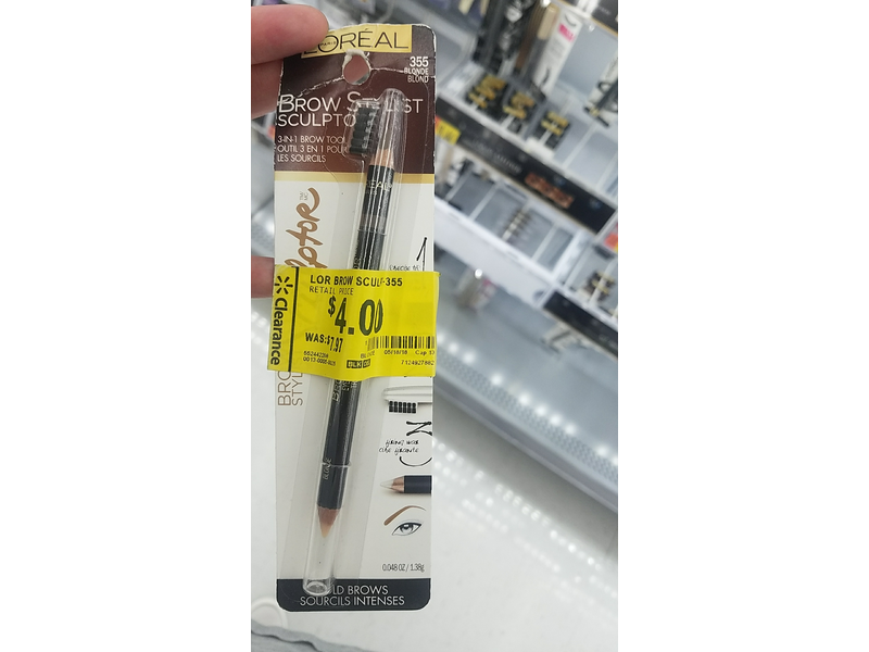 L'Oreal Paris Brow Stylist Sculptor, Blonde, 0.048 oz