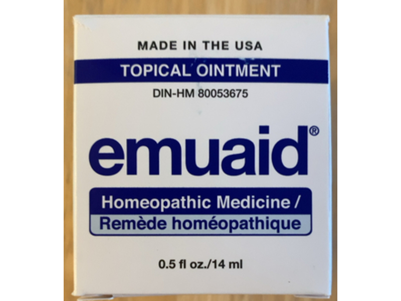Emuaid Homeopathic Medicine Ointment, Topical, 0.5 fl oz/14 mL