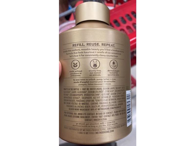 Method Hand Wash, Ylang Ylang + Hyacinth, 12 fl oz/354 mL, Pack of 3