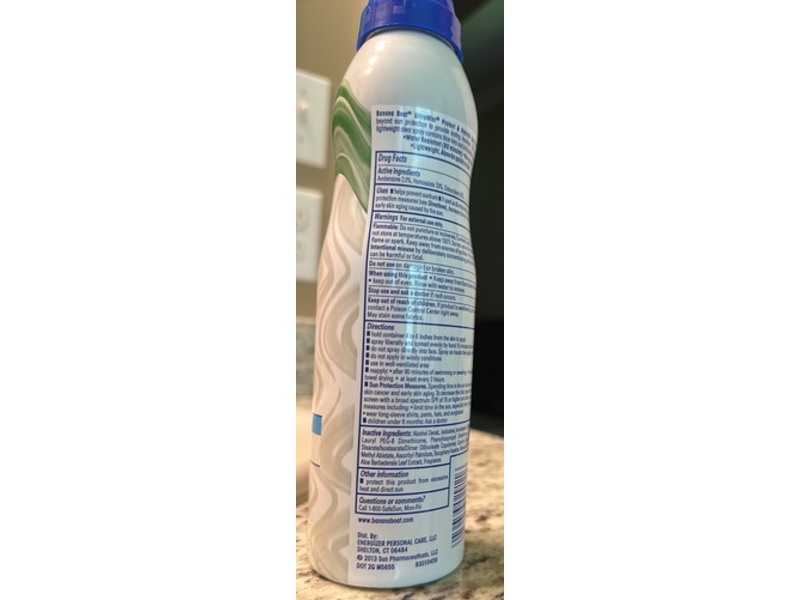 Clear Ultra Mist Banana Boat Protect & Hydrate Sunscreen + Moisturizer Spray, SPF 30, 6 oz/170 g