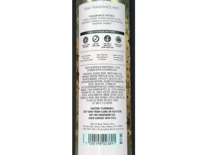 Bath & Body Works Fine Fragrance Mist , In The Stars, 8 fl oz/236 mL