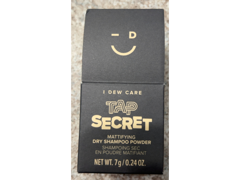 I Dew Care Tap Secret Mattifying Dry Shampoo Powder, Original, 0.24 oz/7 g
