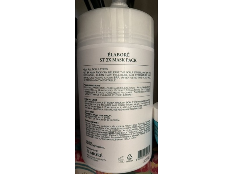 Elabore ST 3X Mask, 33.80 fl oz/1000 mL
