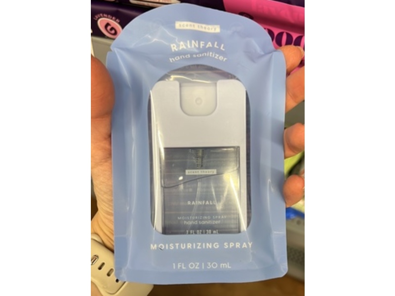 Scent Theory Moisturizing Hand Sanitizer, Rainfall, 1 fl oz/30 mL